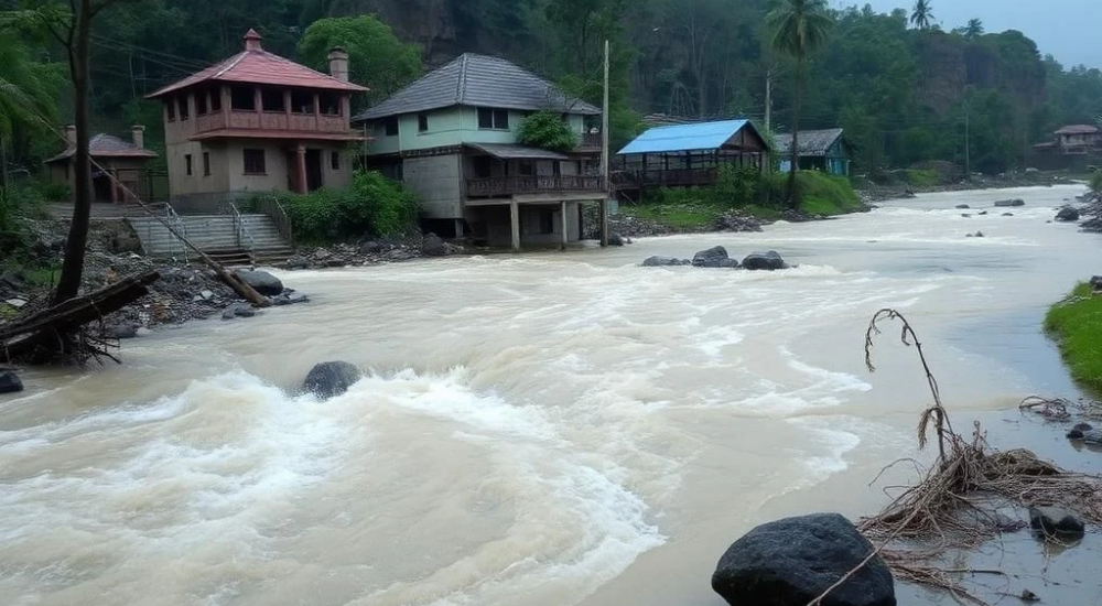 Flood In Northern Area Of Pakistan
