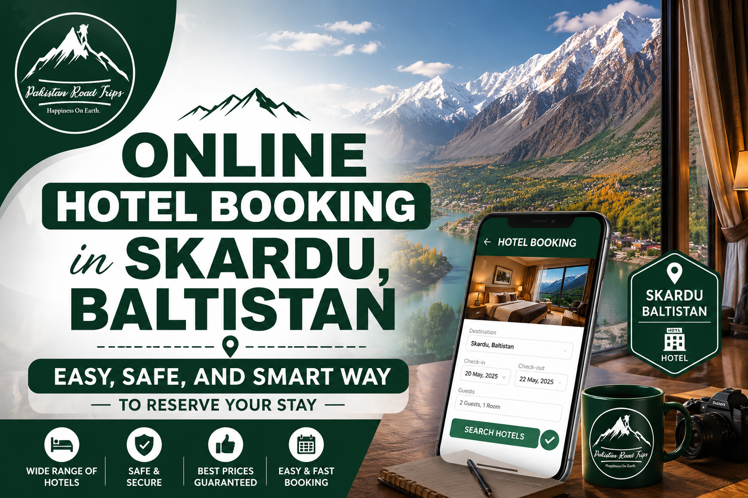 Online Hotel Booking in Skardu